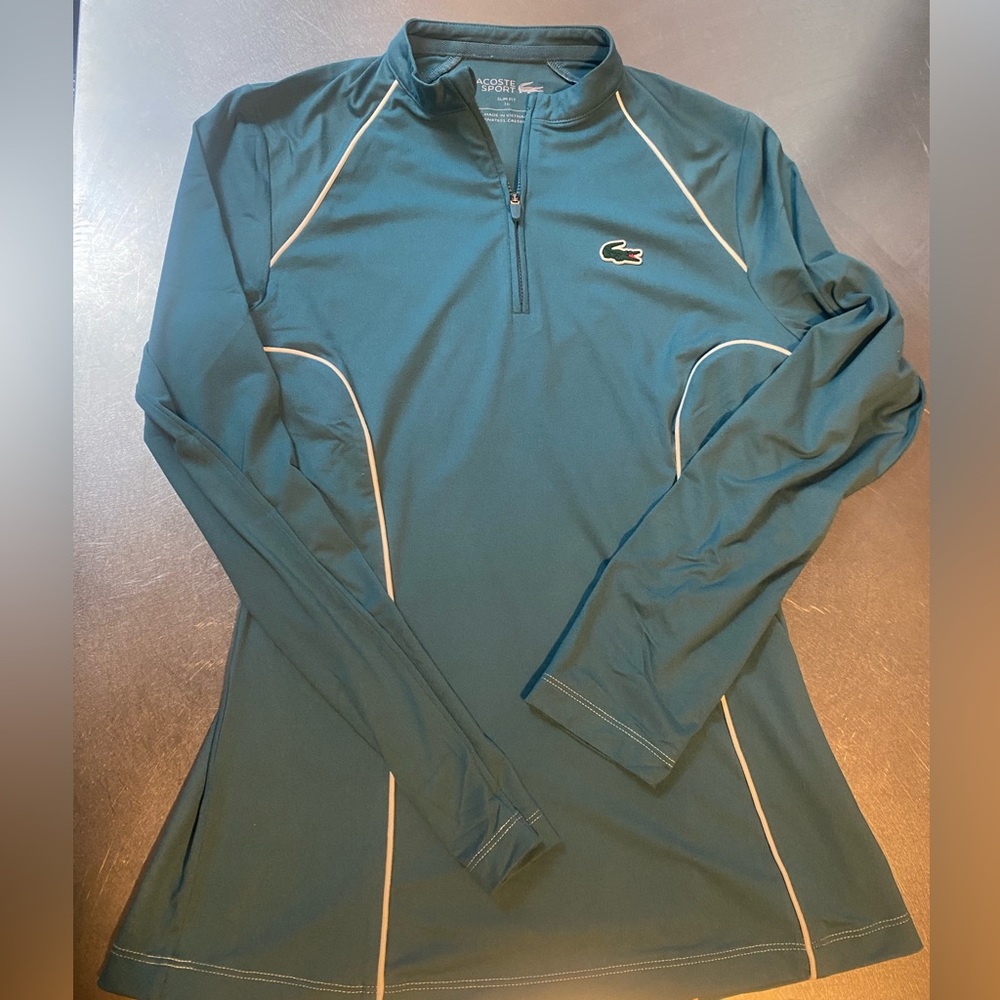 NWOT Lacoste Active Quarter Zip